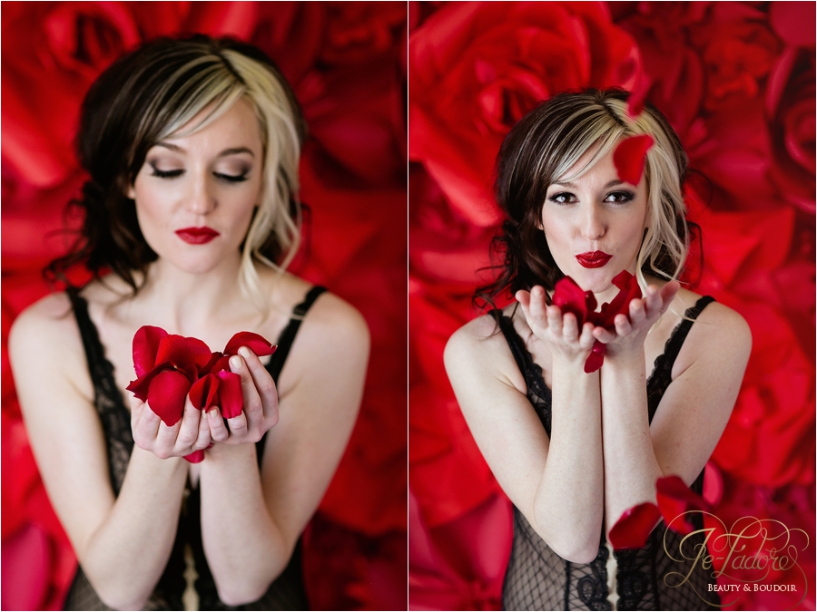 valentine's day boudoir photo shoot