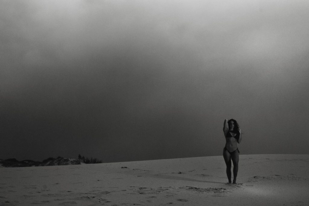 west texas sand dunes storm boudoir