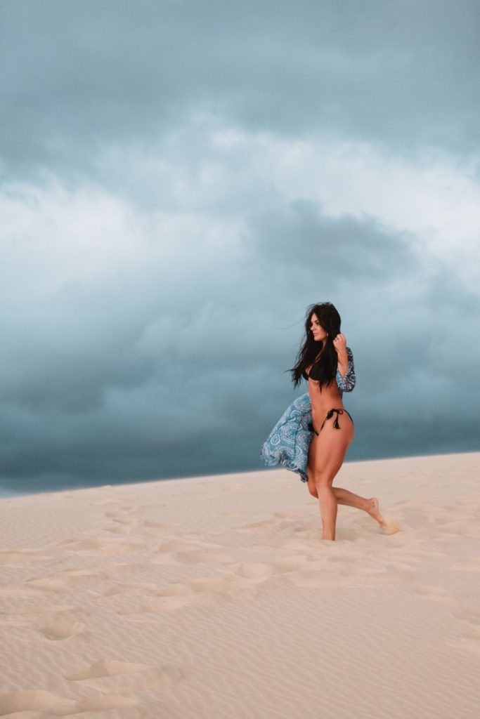 sand dunes boudoir shoot